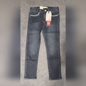 Kids Levis Sequin Pocket Trim Jeans Girls Size 6X NWT